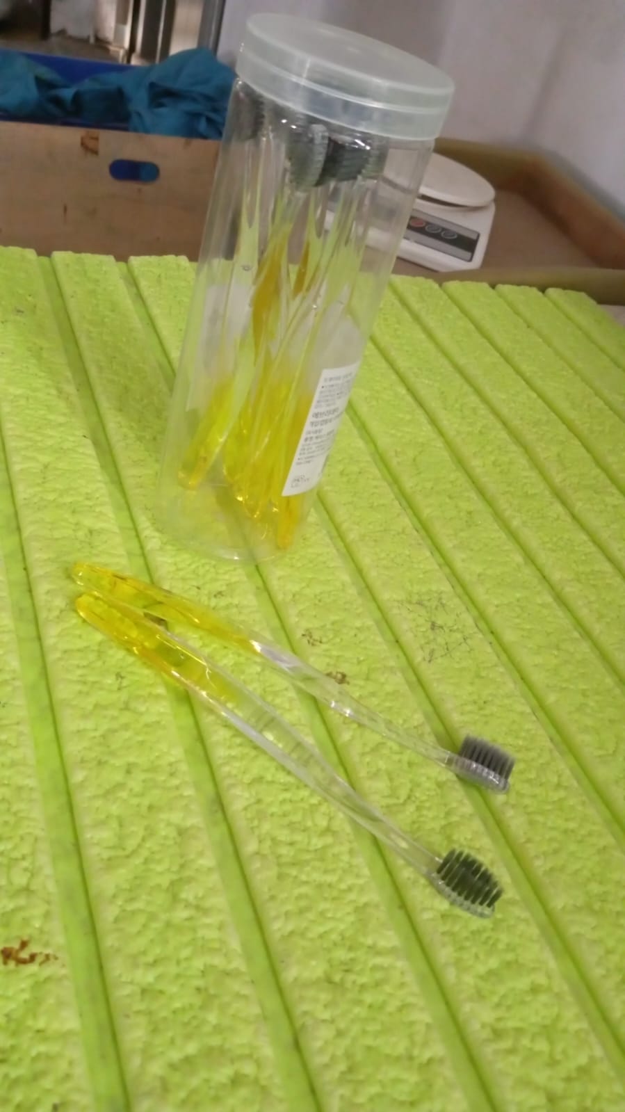 Premium Plastic Toothbrush With Plastic Round Box for Men and Women, Kids, Adults Plastic Toothbrush (10 pcs Set)