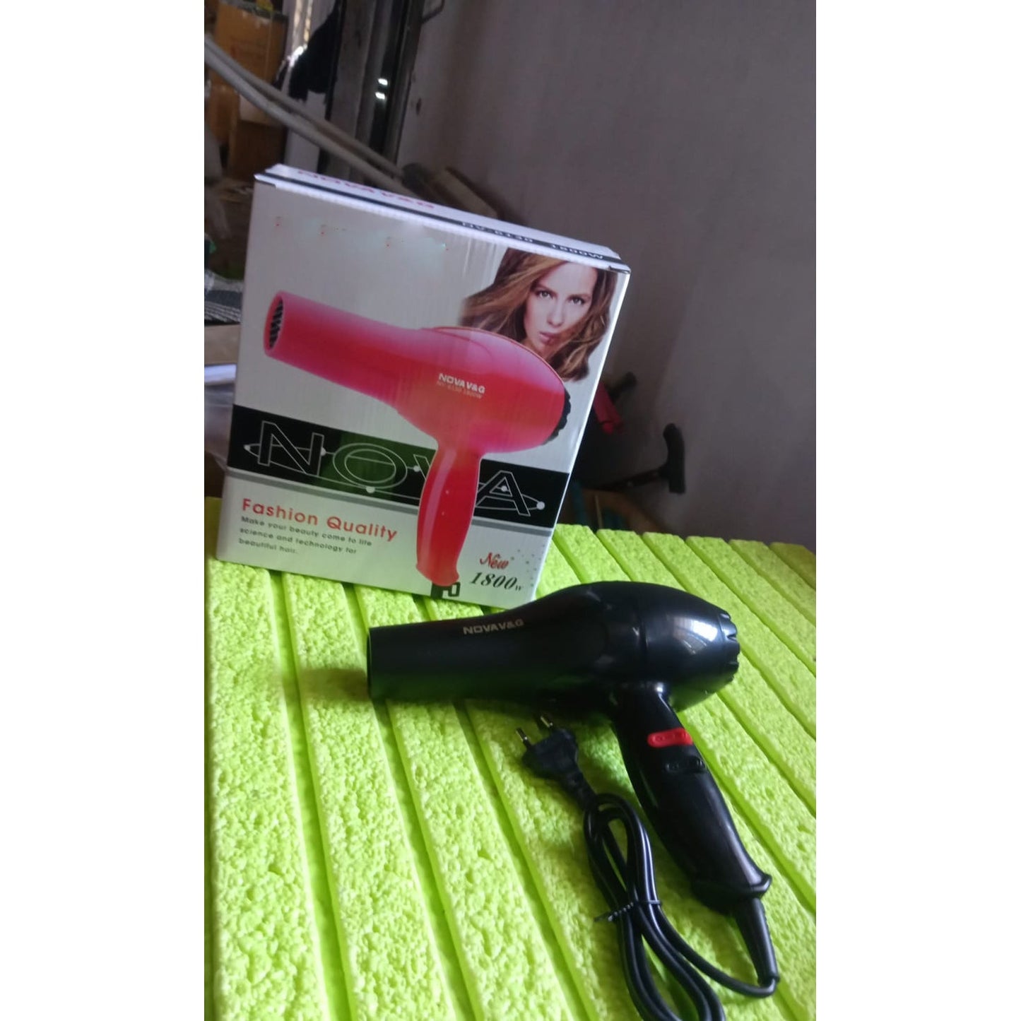 Professional Multi Purpose Hair Dryer Salon, Hair Dryer 2 Speed Settings For Women And Men (1800 Watts)