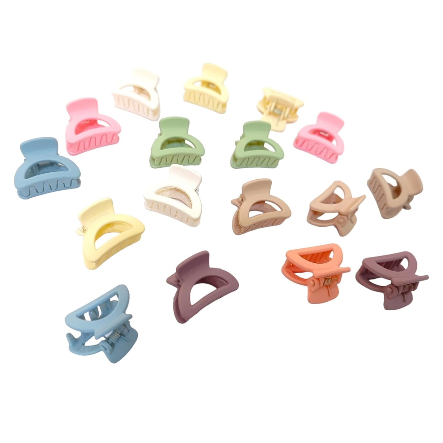 Plastic Small Hair Clips for Girls Kids Hair Accessories (3 Pcs Set / Mix Color & Design)