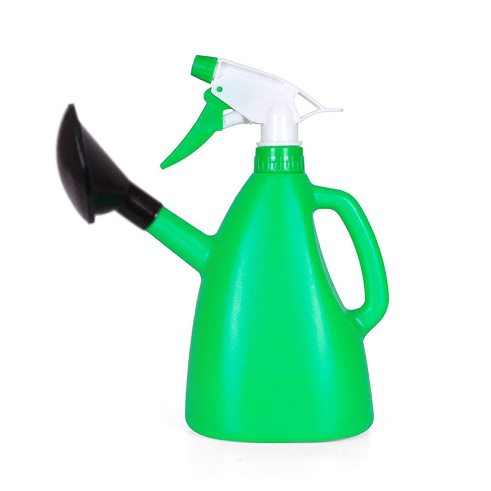 Watering can with hand sprayer feature for plants.