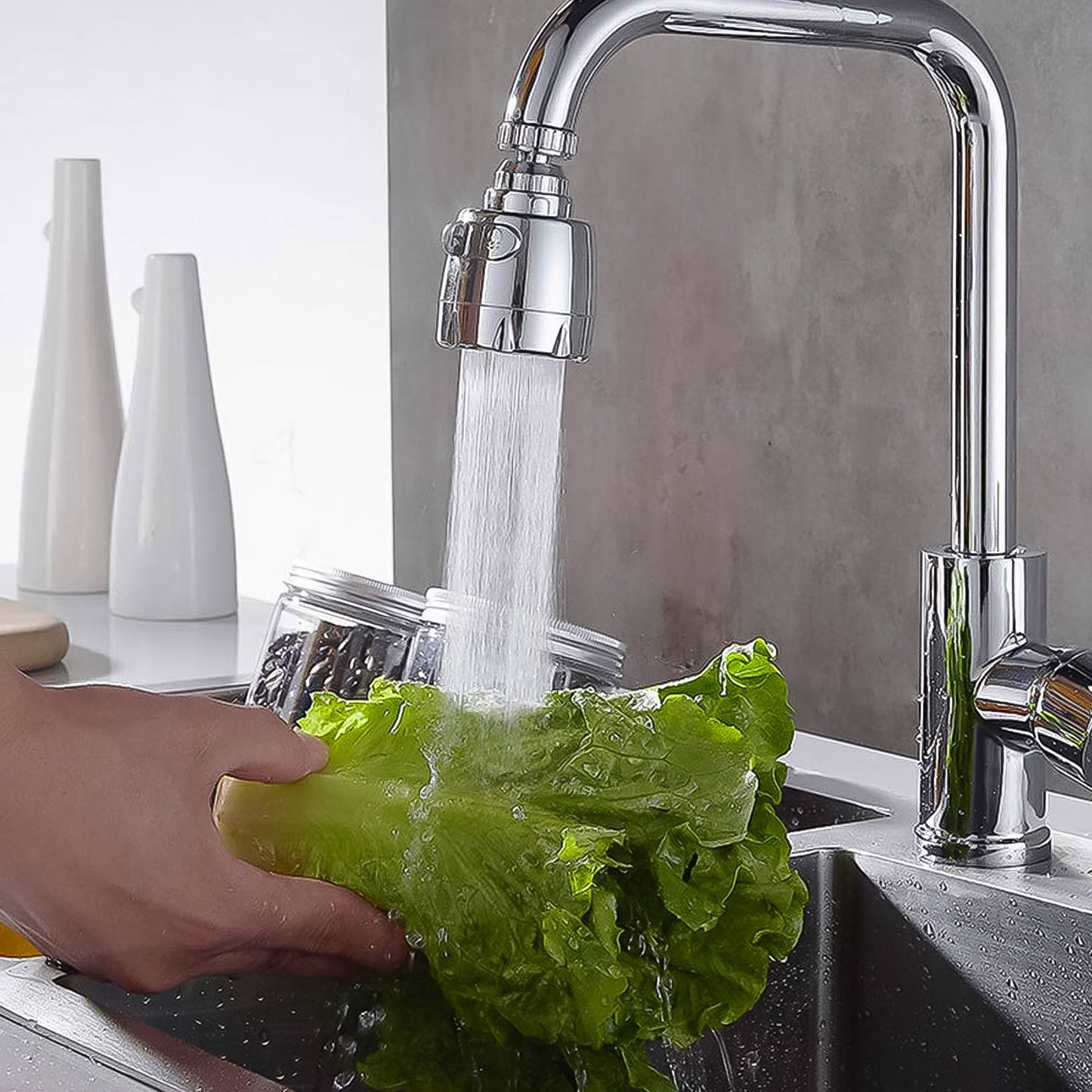  Rotatable Sink head