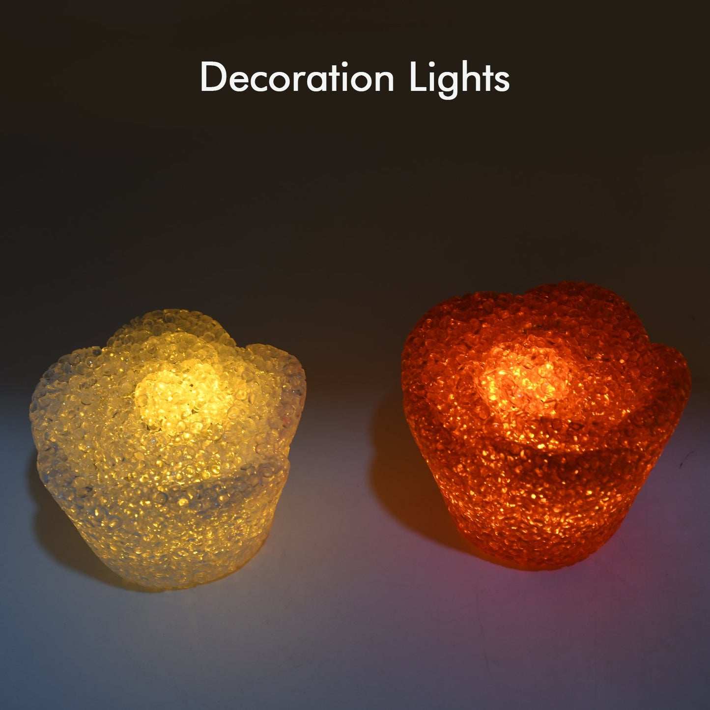 MULTI SHAPE SMALL LIGHT LAMPS LED SHAPE CRYSTAL NIGHT LIGHT LAMP (6 PC SET)