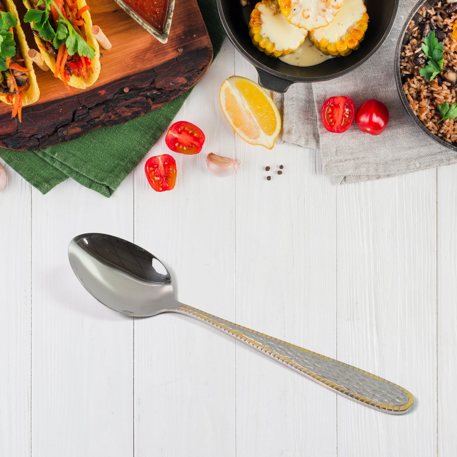 GoldenAura Spoon Set