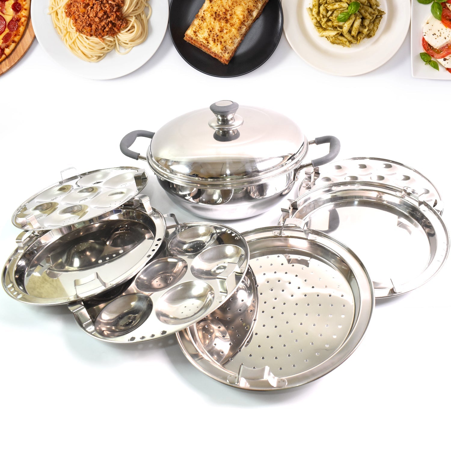 Triply Stainless Steel Multi Kadai