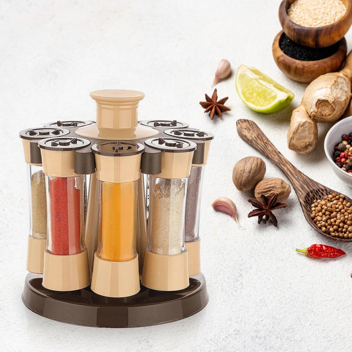 360-Degree Revolving Spice Rack