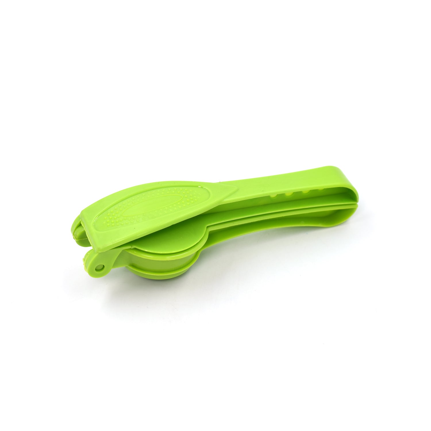 Easy-grip plastic lemon squeezer and opener combo