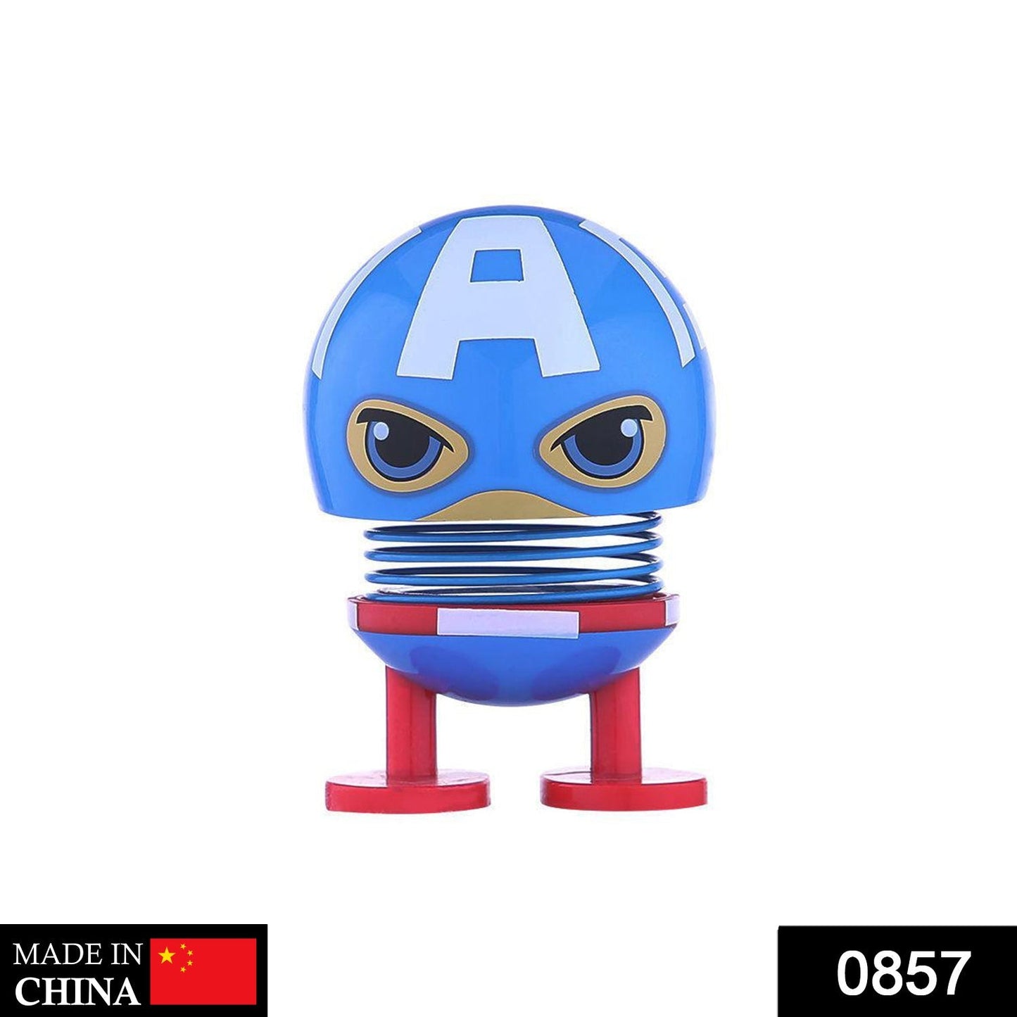 Superhero spring figure