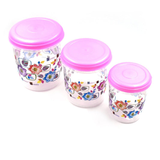 3-piece storage container set for home and office use.