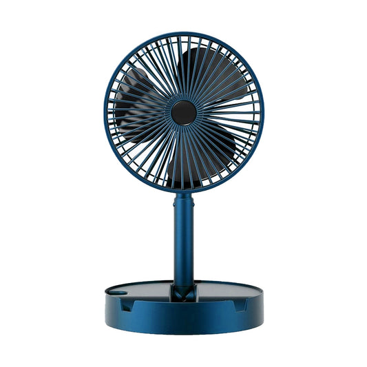 Table foldable Fan, Height Adjustable, & Portable for Travel/Carry | Silent Table Top Personal Fan for Bedside, Office Table (Battery Not Include / Button Not included))