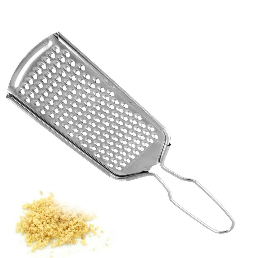 High-quality stainless steel grater ideal for zesting citrus and grating nutmeg and cheese.