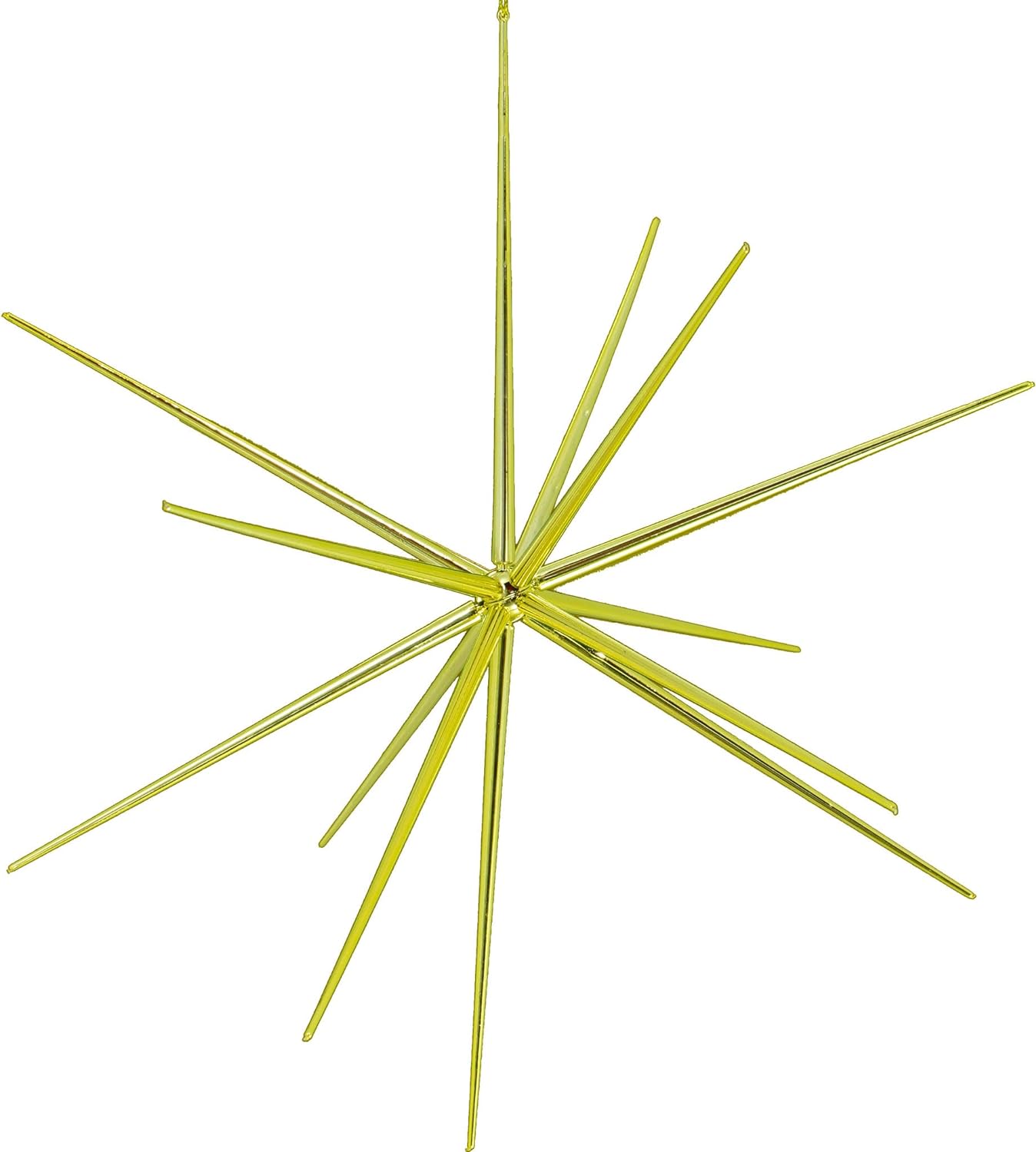 3D Gold Star Hanging Decoration Star, Acrylic Look  Hanging Luminous Star for Windows, Home, Garden Festive Embellishments for Holiday Parties Weddings Birthday Home Decoration (Big)