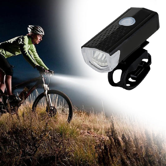 USB rechargeable bicycle headlight