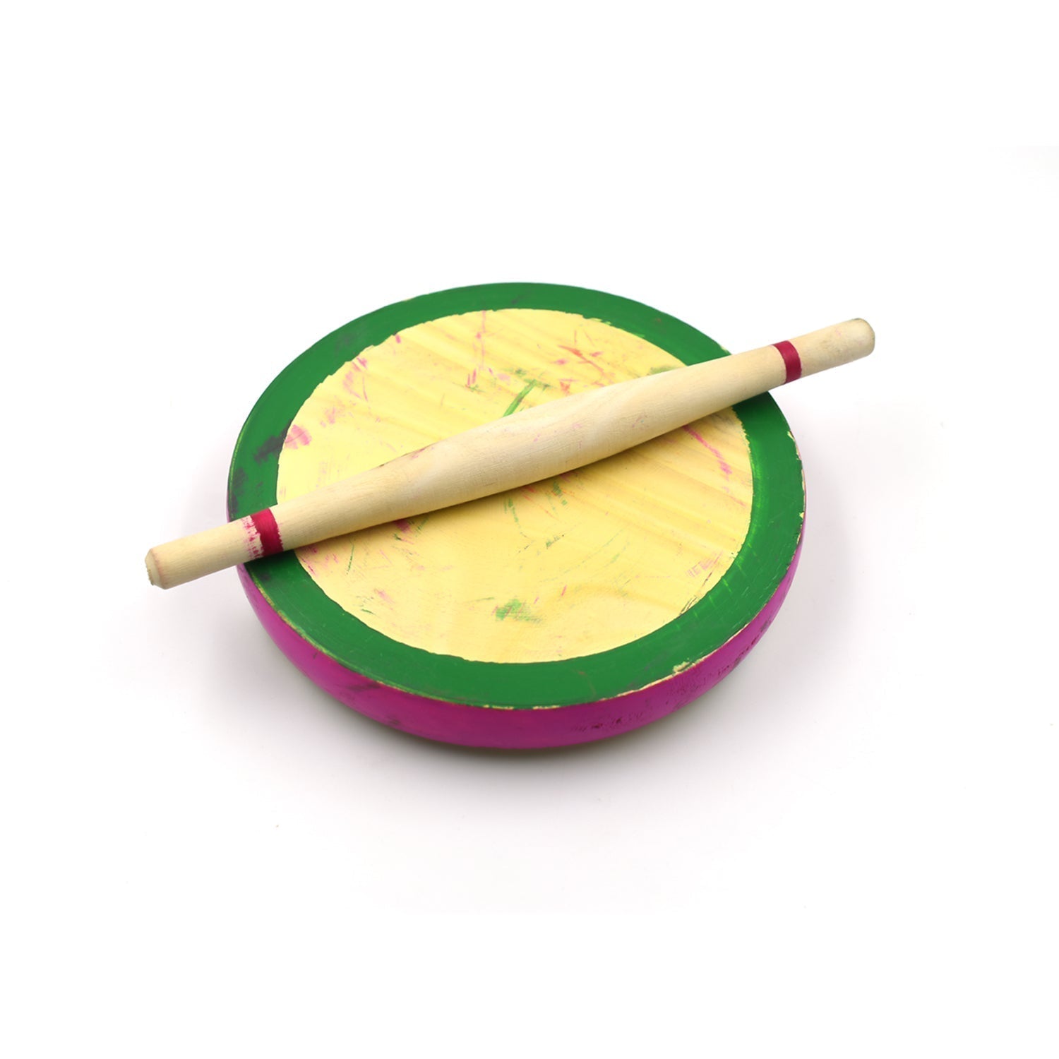 Cute kids chakla belan set, perfect for pretend play and kitchen fun at home.