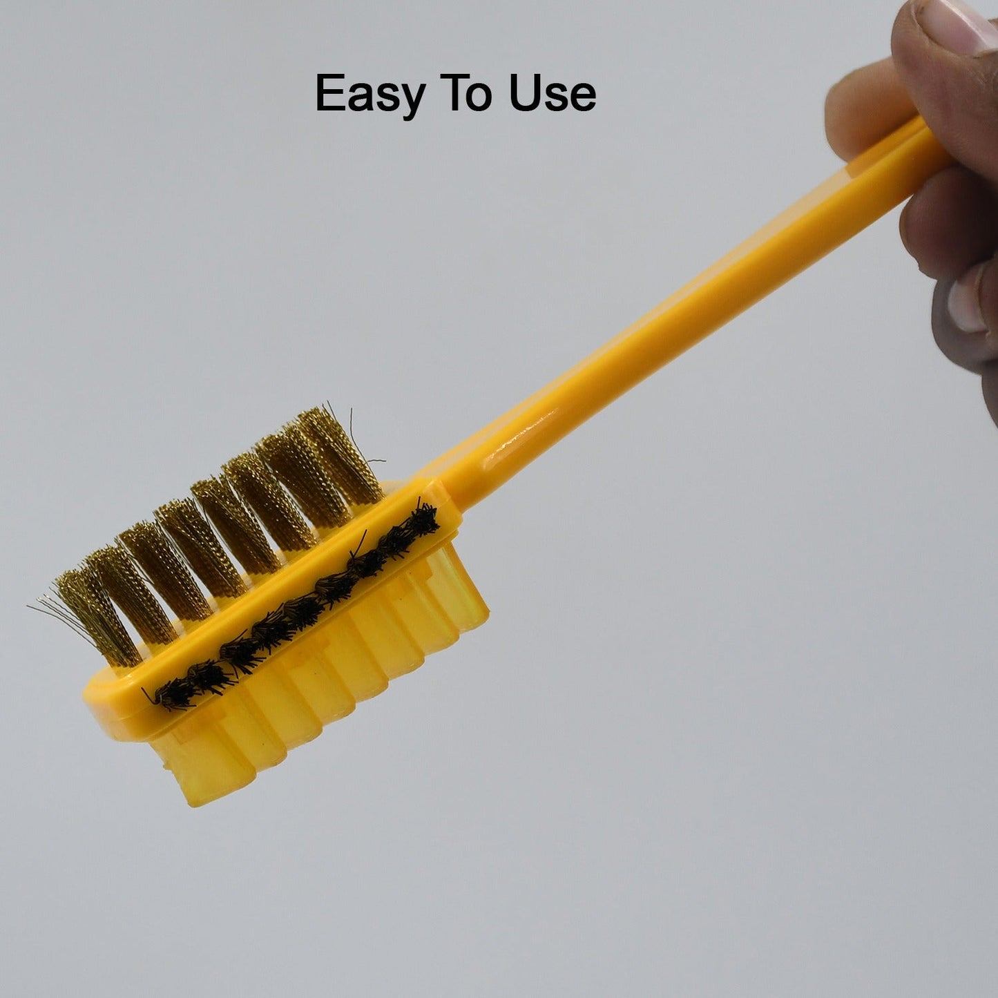 3-side portable shoe cleaning brush, ideal for polishing and maintaining suede and rubber shoes.