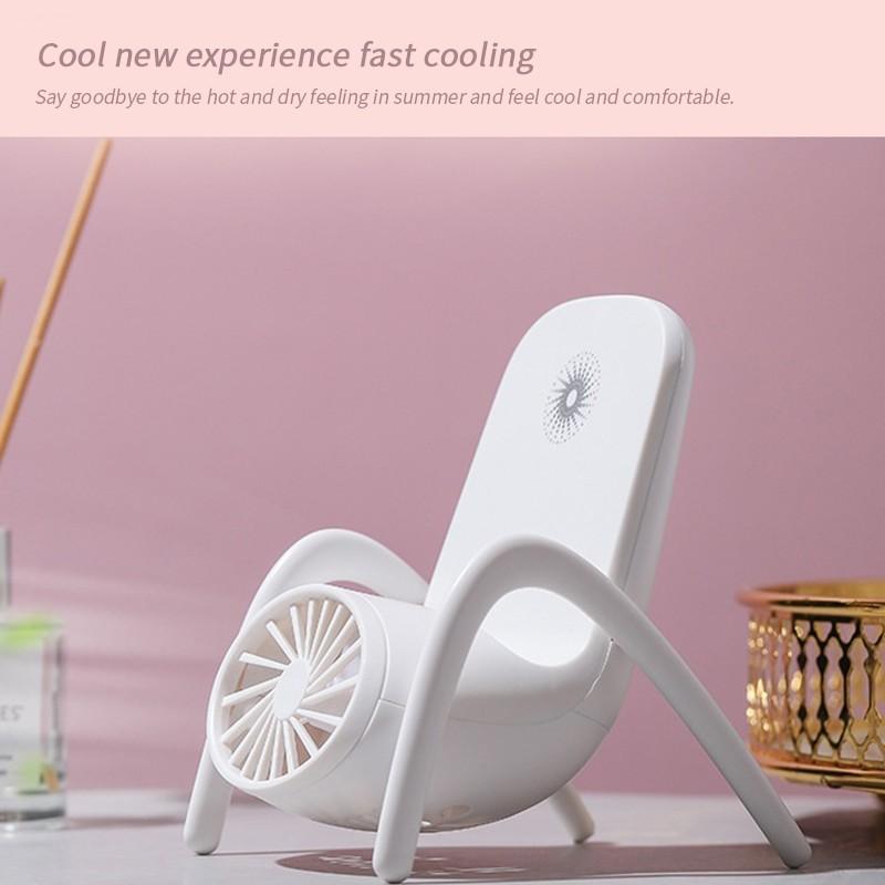 Portable Mobile Phone Holder Fan – Multi-Function USB Charging Handheld Fan