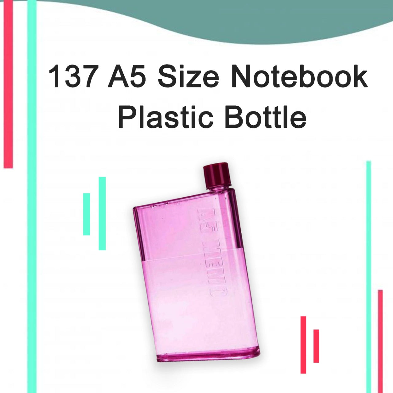 A5 Size Notebook Plastic Bottle (Any Color)