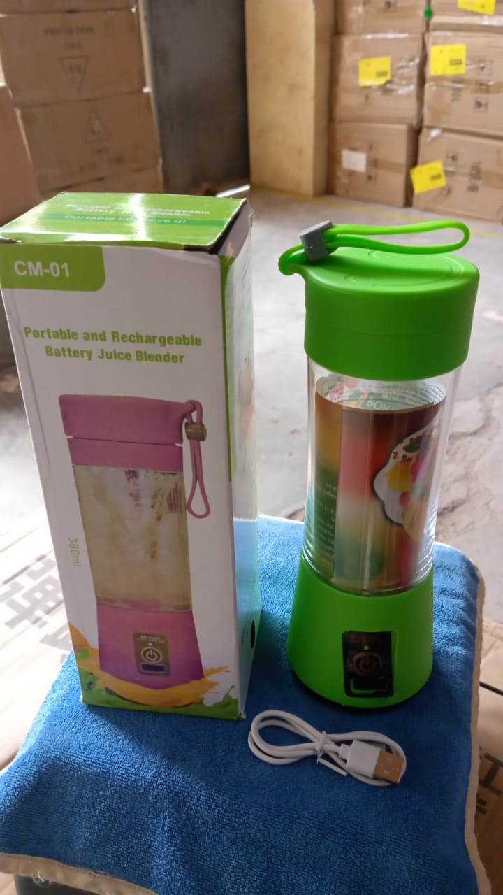 Portable USB Rechargeable 6-Blade Juicer Blender