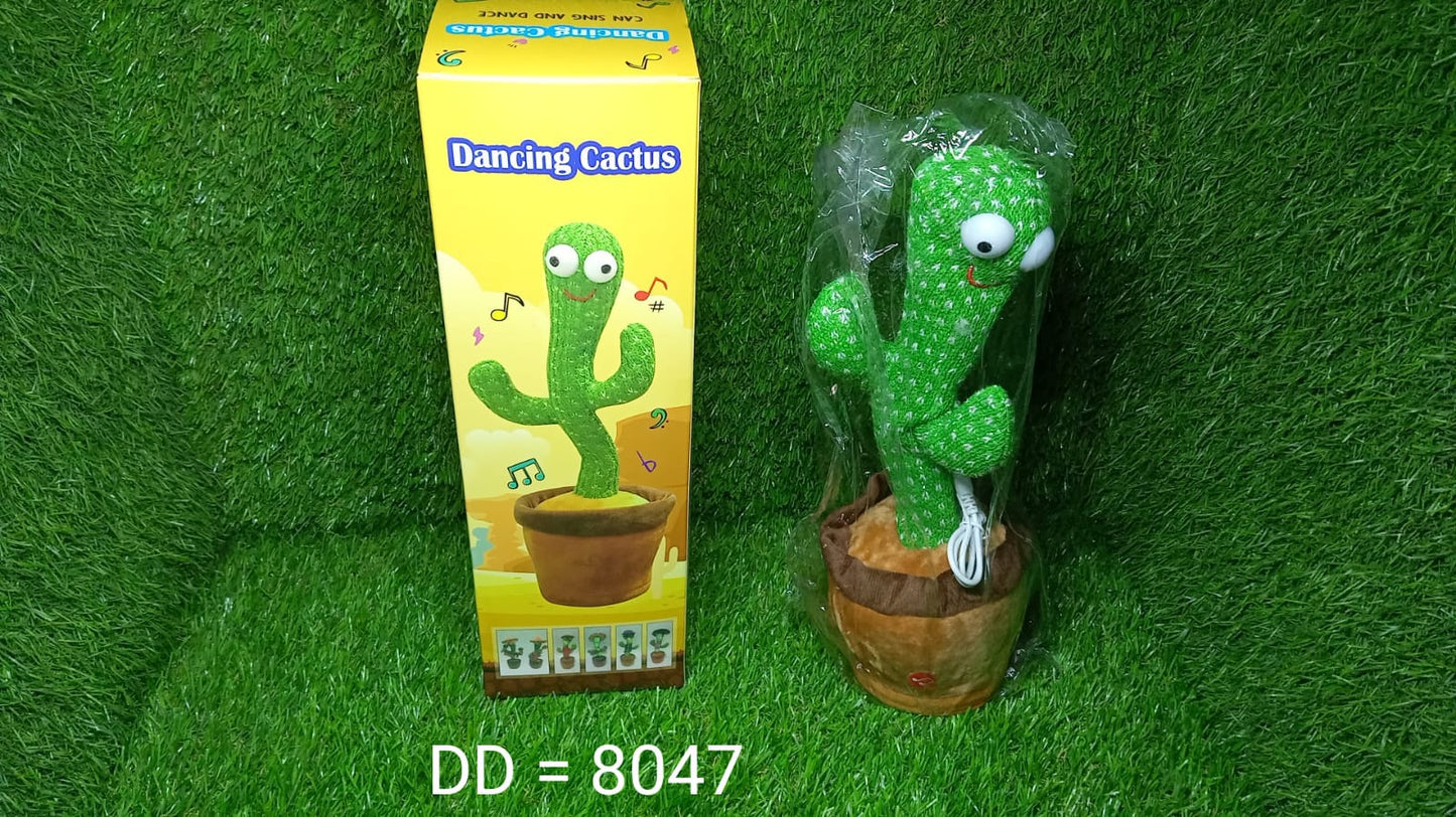 Dancing cactus toy with playful movements and music