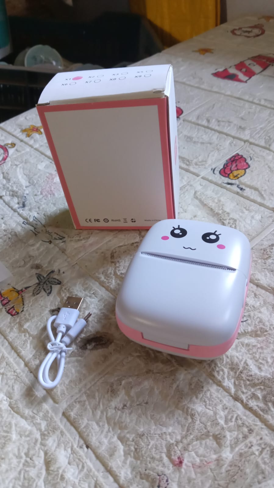 Pocket Mini Printer | Mobile Phone Bluetooth Connection Wireless | 1 pc